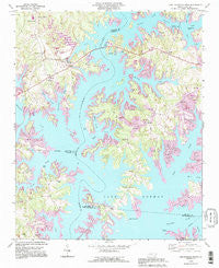 Lake Norman North North Carolina Historical topographic map, 1:24000 scale, 7.5 X 7.5 Minute, Year 1993