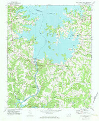 Lake Norman South North Carolina Historical topographic map, 1:24000 scale, 7.5 X 7.5 Minute, Year 1970