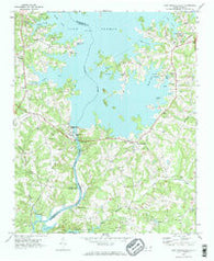 Lake Norman South North Carolina Historical topographic map, 1:24000 scale, 7.5 X 7.5 Minute, Year 1970
