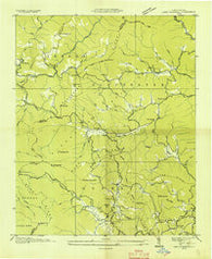 Lake Toxaway North Carolina Historical topographic map, 1:24000 scale, 7.5 X 7.5 Minute, Year 1935