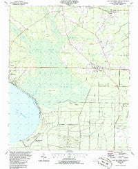 Lake Waccamaw East North Carolina Historical topographic map, 1:24000 scale, 7.5 X 7.5 Minute, Year 1986