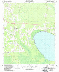 Lake Waccamaw West North Carolina Historical topographic map, 1:24000 scale, 7.5 X 7.5 Minute, Year 1987