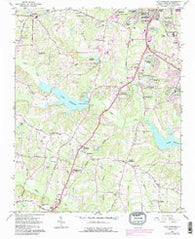 Lake Wheeler North Carolina Historical topographic map, 1:24000 scale, 7.5 X 7.5 Minute, Year 1964