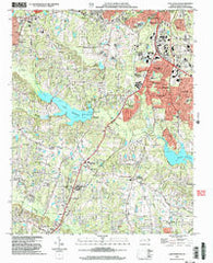 Lake Wheeler North Carolina Historical topographic map, 1:24000 scale, 7.5 X 7.5 Minute, Year 2002