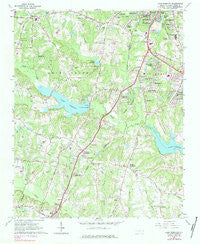 Lake Wheeler North Carolina Historical topographic map, 1:24000 scale, 7.5 X 7.5 Minute, Year 1964