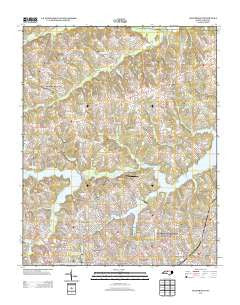 Lake Brandt North Carolina Historical topographic map, 1:24000 scale, 7.5 X 7.5 Minute, Year 2013