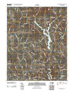 Lake Burlington North Carolina Historical topographic map, 1:24000 scale, 7.5 X 7.5 Minute, Year 2010