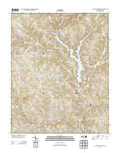 Lake Burlington North Carolina Historical topographic map, 1:24000 scale, 7.5 X 7.5 Minute, Year 2013