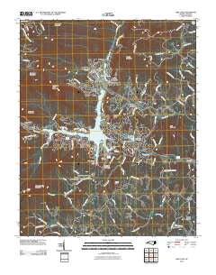 Lake Lure North Carolina Historical topographic map, 1:24000 scale, 7.5 X 7.5 Minute, Year 2010