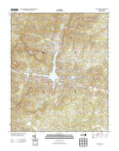 Lake Lure North Carolina Historical topographic map, 1:24000 scale, 7.5 X 7.5 Minute, Year 2013
