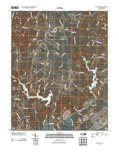 Lake Michie North Carolina Historical topographic map, 1:24000 scale, 7.5 X 7.5 Minute, Year 2010