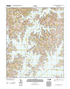 Lake Norman North North Carolina Historical topographic map, 1:24000 scale, 7.5 X 7.5 Minute, Year 2013