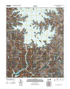 Lake Norman South North Carolina Historical topographic map, 1:24000 scale, 7.5 X 7.5 Minute, Year 2011