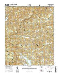 Lake Toxaway North Carolina Current topographic map, 1:24000 scale, 7.5 X 7.5 Minute, Year 2016