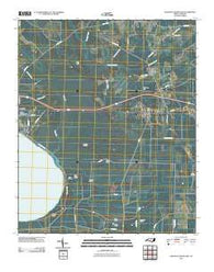 Lake Waccamaw East North Carolina Historical topographic map, 1:24000 scale, 7.5 X 7.5 Minute, Year 2010