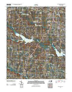 Lake Wheeler North Carolina Historical topographic map, 1:24000 scale, 7.5 X 7.5 Minute, Year 2010