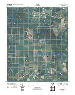 Lambs Corner North Carolina Historical topographic map, 1:24000 scale, 7.5 X 7.5 Minute, Year 2010