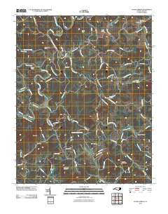 Laurel Springs North Carolina Historical topographic map, 1:24000 scale, 7.5 X 7.5 Minute, Year 2010