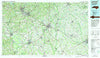 Laurinburg North Carolina Historical topographic map, 1:100000 scale, 30 X 60 Minute, Year 1983