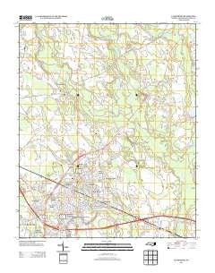 Laurinburg North Carolina Historical topographic map, 1:24000 scale, 7.5 X 7.5 Minute, Year 2013