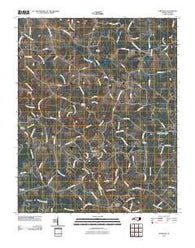 Lawndale North Carolina Historical topographic map, 1:24000 scale, 7.5 X 7.5 Minute, Year 2010