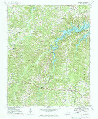 Leasburg North Carolina Historical topographic map, 1:24000 scale, 7.5 X 7.5 Minute, Year 1968