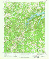 Leasburg North Carolina Historical topographic map, 1:24000 scale, 7.5 X 7.5 Minute, Year 1968