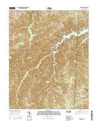Leasburg North Carolina Current topographic map, 1:24000 scale, 7.5 X 7.5 Minute, Year 2016