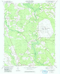 Leggetts Crossroads North Carolina Historical topographic map, 1:24000 scale, 7.5 X 7.5 Minute, Year 1979