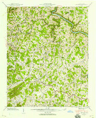 Leicester North Carolina Historical topographic map, 1:24000 scale, 7.5 X 7.5 Minute, Year 1942