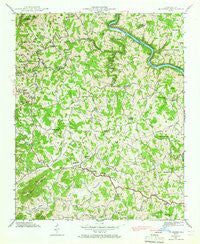 Leicester North Carolina Historical topographic map, 1:24000 scale, 7.5 X 7.5 Minute, Year 1942