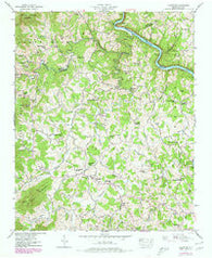 Leicester North Carolina Historical topographic map, 1:24000 scale, 7.5 X 7.5 Minute, Year 1942