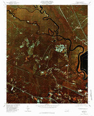 Leland North Carolina Historical topographic map, 1:24000 scale, 7.5 X 7.5 Minute, Year 1980