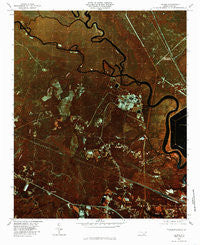 Leland North Carolina Historical topographic map, 1:24000 scale, 7.5 X 7.5 Minute, Year 1980
