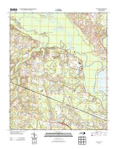 Leland North Carolina Historical topographic map, 1:24000 scale, 7.5 X 7.5 Minute, Year 2013