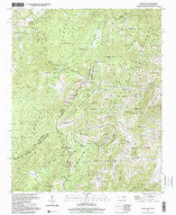 Lemon Gap North Carolina Historical topographic map, 1:24000 scale, 7.5 X 7.5 Minute, Year 1997