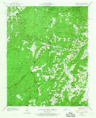 Lemon Gap North Carolina Historical topographic map, 1:24000 scale, 7.5 X 7.5 Minute, Year 1940