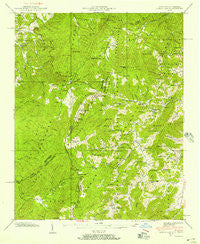 Lemon Gap North Carolina Historical topographic map, 1:24000 scale, 7.5 X 7.5 Minute, Year 1940