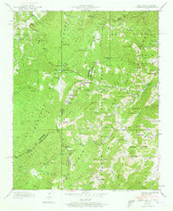 Lemon Gap North Carolina Historical topographic map, 1:24000 scale, 7.5 X 7.5 Minute, Year 1940