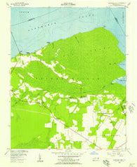 Leonards Point North Carolina Historical topographic map, 1:24000 scale, 7.5 X 7.5 Minute, Year 1954