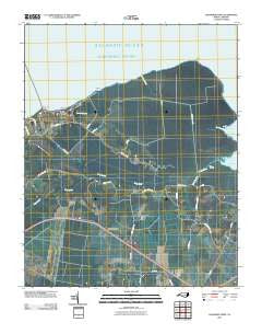 Leonards Point North Carolina Historical topographic map, 1:24000 scale, 7.5 X 7.5 Minute, Year 2010