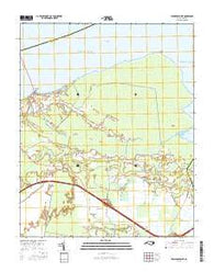 Leonards Point North Carolina Current topographic map, 1:24000 scale, 7.5 X 7.5 Minute, Year 2016