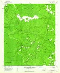 Lewis Swamp North Carolina Historical topographic map, 1:24000 scale, 7.5 X 7.5 Minute, Year 1943