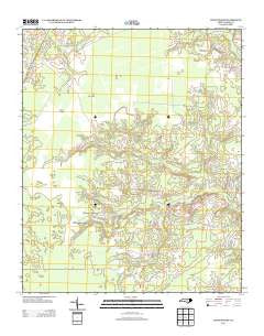 Lewis Swamp North Carolina Historical topographic map, 1:24000 scale, 7.5 X 7.5 Minute, Year 2013