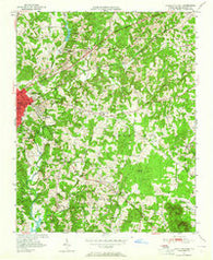 Lexington East North Carolina Historical topographic map, 1:24000 scale, 7.5 X 7.5 Minute, Year 1950