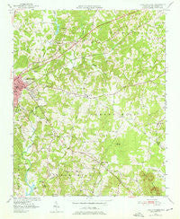 Lexington East North Carolina Historical topographic map, 1:24000 scale, 7.5 X 7.5 Minute, Year 1950