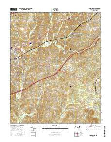 Lexington East North Carolina Current topographic map, 1:24000 scale, 7.5 X 7.5 Minute, Year 2016