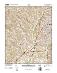 Lexington West North Carolina Historical topographic map, 1:24000 scale, 7.5 X 7.5 Minute, Year 2013