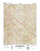 Liberty North Carolina Historical topographic map, 1:24000 scale, 7.5 X 7.5 Minute, Year 2013