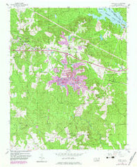 Lilesville North Carolina Historical topographic map, 1:24000 scale, 7.5 X 7.5 Minute, Year 1956